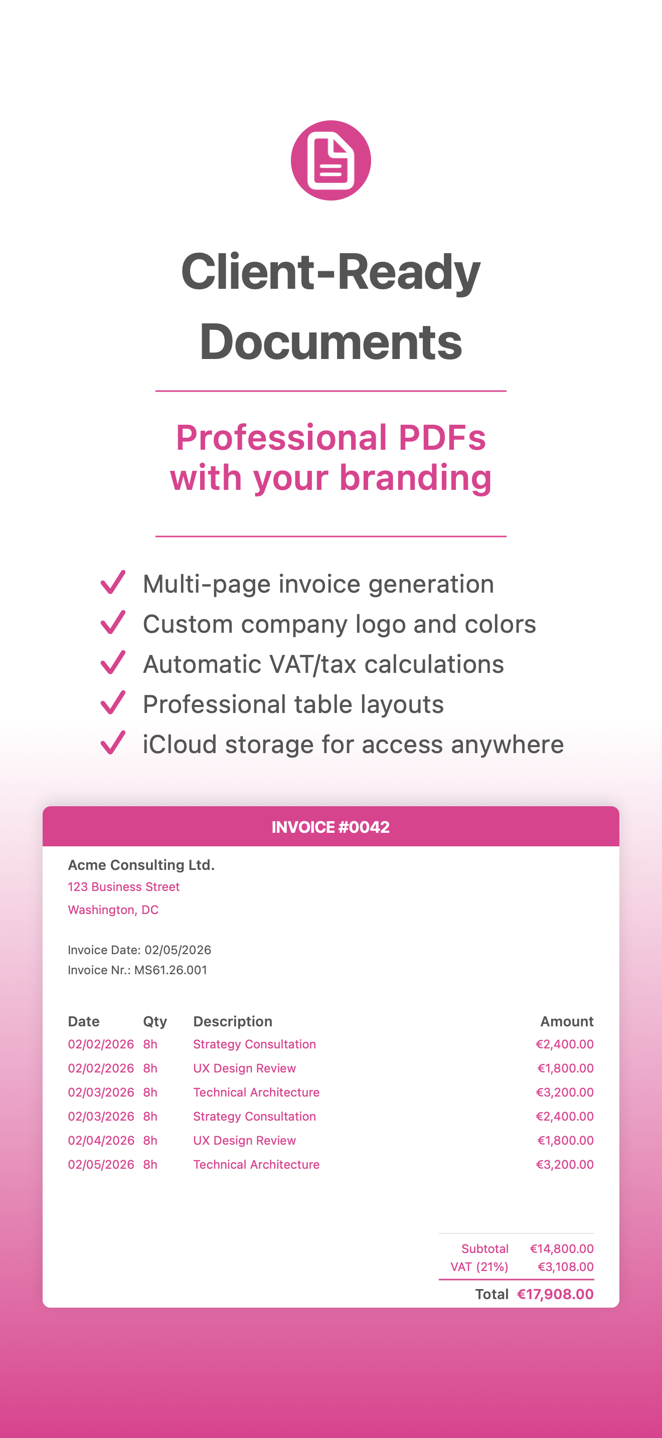 Create Your First Invoice